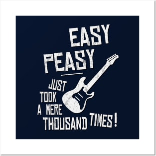 Easy-Peasy A Thousand Times Guitar Practice Posters and Art